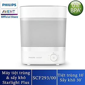 Máy tiệt trùng bình sữa và sấy khô Philips Avent Starlight plus 293.00