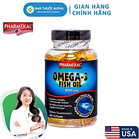 Viên Uống Dầu Cá Pharmekal Omega 3 Fish Oil 1000Mg 100 Viên