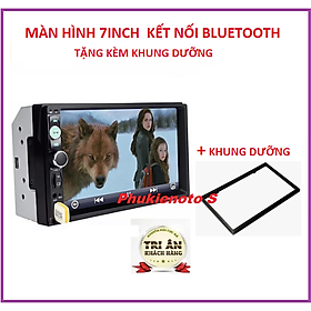 Màn hình cảm ứng DVD cho xe ô tô đa chức năng hàng đẳng cấp giá rẻ, hỗ trợ camera lùi TẶNG MẶT DƯỠNG