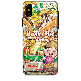 Ốp lưng dành cho điện thoại IPHONE XS hình Bánh Mì Sài Gòn - Hàng chính hãng