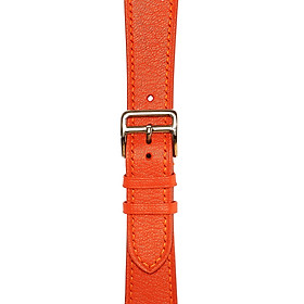 Dây đeo đồng hồ 22-18 MM chính hãng HANHSON SP000599 ALRAN Đỏ Cam cho Apple Watch