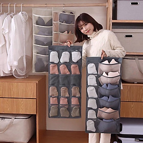 Mua Túi đựng đồ lót tất vớ treo tủ 30 ngăn hai mặt  chất liệu vải chống ẩm chống bụi
