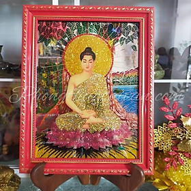Mua Bài vị Phật Thích Ca 28cm*35cm (tặng kèm bột ngũ vị bai sái)