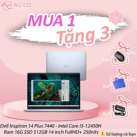 Mua Dell Inspiron 14 Plus 7440 - Intel Core i5-12450H  Ram 16GB  SSD 512GB 14 inch FullHD + 250nits  Iced Blue - Hàng Chính Hãng