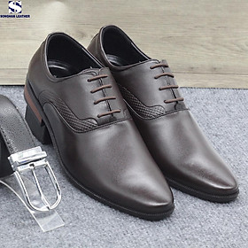 Giày Nam Oxford Công Sở Da Bò Nappa Cao Cấp Songhan Leather SH03.Giày Đế Khâu Tay.Bảo Hành 12 Tháng