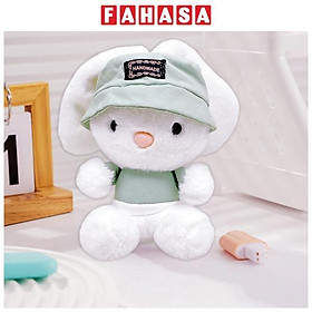 Móc Khóa Thú Bông Rabbit - HGT-49 - Màu Xanh