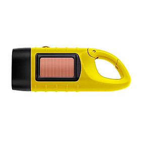 Portable LED Flashlight Hand Crank Dynamo Torch Lantern Multifunctional Solar Power Rechargeable Tent Light for Outdoor Camping Hiking High Brightness Emergency Light