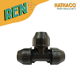 Combo 2 Tê Đều Tròn 40 HATHACO Dùng Chia Nhánh Ống HDPE