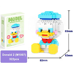 Mô hình lắp ráp họa tiết hoạt hình Baby-S, Đồ chơi mô hình 3D mini đáng yêu dành cho bé – SDC069