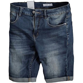 Hình ảnh Quần short jeans nam , quần sort nam eo co dãn trơn lịch lãm mẫu J72 săn lai thiết kế phong cách thời thượng lôi cuốn dạo phố Julido thời trang hàn quốc trung niên