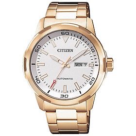 Hình ảnh Đồng Hồ Nam Citizen Dây Thép Không Gỉ Máy Cơ-Automatic NH8373-88A - Mặt Trắng