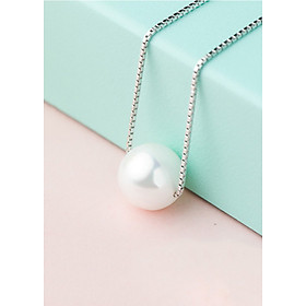 Dây Chuyền Bạc | Dây Chuyền Xi Bạc Nữ Hạt Tròn XBDB10 Bảo Ngọc Jewelry