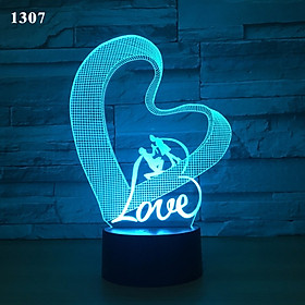 Đèn LED 3D Arcylic Với Những Hình Ngộ Nghĩnh