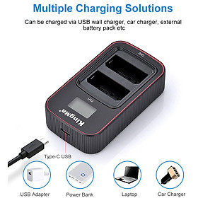 Mua Pin sạc Ver 3 Kingma cho Canon LP-E10 (Sạc Type C siêu nhanh)  Hàng chính hãng