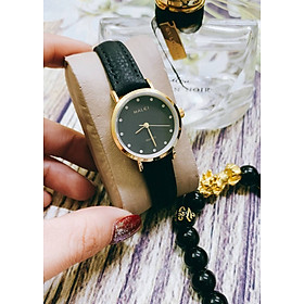 Đồng hồ Nữ Halei HL542 dây da cao cấp + Tặng Combo TẨY DA CHẾT APPLE WHITE PELLING GEL BEAUSKIN chính hãng