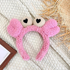 Bờm tóc cua, băng đô rửa mặt con cua cute nhiều màu pt05
