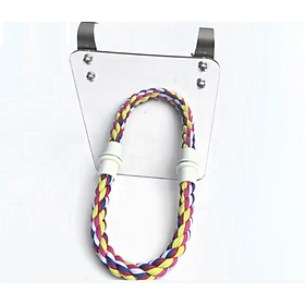 1 gương soi có cành đậu dù (mã GS01) làm đồ chơi cho chim, vẹt đậu