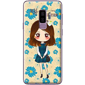 Ốp Lưng Dành Cho Samsung Galaxy S9 Plus Anime Cô Gái Đầm Xanh