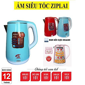 Mua Ấm Siêu Tốc Thái Lan 2 Lớp Đun Sôi Siêu Nhanh Công Suất 1500W  Bình đun nước 2 lớp 2.5 lít inox 304 an toàn chống nóng