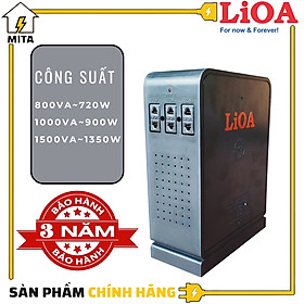 Mua Biến Áp Đổi Nguồn LiOA Điện vào 220V - Điện ra 3 Đường 100/110/120V Công suất 800/1000/1500VA