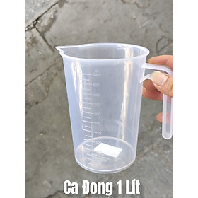Mua Ca Đong Định Lượng Pha Chế 1 Lit - Ca nhựa có chia vạch giúp đo lường dễ dàng