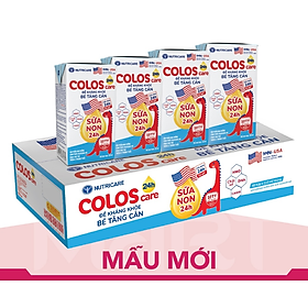 Thùng sữa nước pha sẵn cho bé Nutricare ColosCare tăng cường hệ miễn dịch cho bé từ 1 tuổi (110ml)