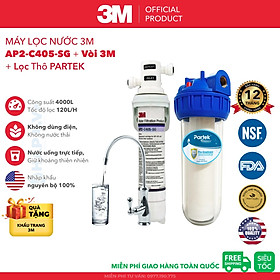 Mua Máy Lọc Nước 3M Mini Fitler AP2-C405-SG Nước Uống Trực Tiếp Hoặc Gắng Vào Tủ Lạnh Side-By-Side - Hàng Chính Hãng 3M