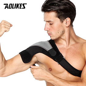 Đai bảo vệ cố định khớp vai AOLIKES A-1697 phục hồi chấn thương adjustable sport shoulder support