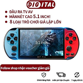Mua Máy chơi game X7 Plus máy chơi game màn hình lớn 5.1 inch 8G HD Giải trí Chip trò chơi chuyên nghiệp
