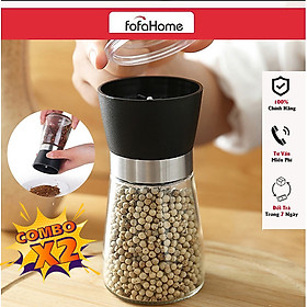 Mua Dụng Cụ Xay Tiêu Cầm Tay Cối Thuỷ Tinh