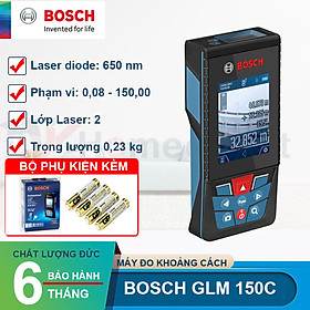 Mua Máy đo khoảng cách Laser Bosch GLM 150C
