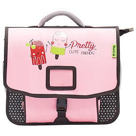 Cặp Học Sinh B.BAG Pretty C-12-029 - Hồng Nhạt (33.5 x 30 x 10.5 cm)