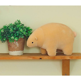 Gấu bông Polar Bear cute 23cm màu vàng nhạt