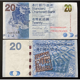 Mua Tiền Đặc khu hành chính HongKong 20 dollars cá hóa rồng sưu tầm