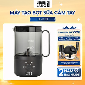 Mua Máy đánh bọt cà phê  tạo bọt sữa Lebenlang LBL101  500W  dung tích 300ml  4 chế độ  bảo hành 2 năm - hàng chính hãng