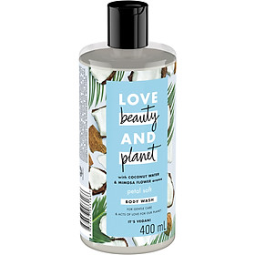 Sữa Tắm Dưỡng Ẩm Dịu Nhẹ Love Beauty And Planet Petal Soft 400ml
