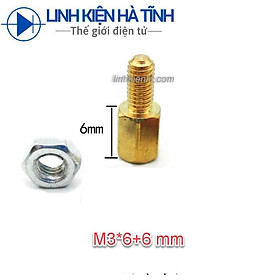 Mua Ốc Trụ đồng lục giác bắt main M3 M3x6 M3x10 M3x20 độ dài 6 10 20 mm đầu đực-cái