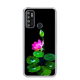 Ốp lưng dẻo cho điện thoại VSMART LIVE 4 - 0296 LOTUS02 - Hàng Chính Hãng