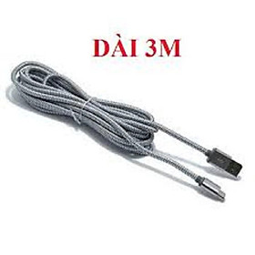 Mua Cáp sạc dây dù 3m dành cho Iphone/ Samsung Micro USB