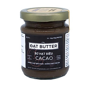 Bơ hạt điều cacao tự nhiên Đạt Butter (240g)