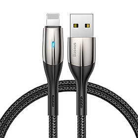 Mua Dây cáp sạc nhanh 1.5 A Lightning dài 1M/2M hiệu Baseus Vertical cho iPhone / iPad trang bị đèn LED  sạc nhanh 1.5A  Công nghệ chống đứt SR - Hàng nhập khẩu
