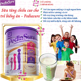 Sữa tăng chiều cao cho trẻ biếng ăn từ 1-10 tuổi Úc Pediasure Vanilla giúp phát triển cân đối chiều cao, cân nặng, trí não - QuaTangMe Extaste