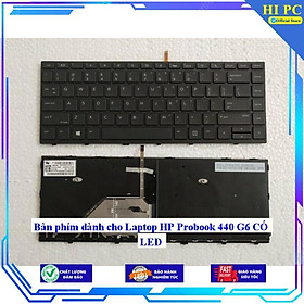 Bàn phím dành cho Laptop HP Probook 440 G6 CÓ LED - Hàng Nhập Khẩu