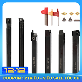 Bộ Đao Máy Tiện Bằng Hợp Kim Cứng (10mm) (Bộ 6 Cái)