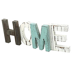 Wooden Free Standing HOME Letters Sign Decoration Wedding Gift Home Decor