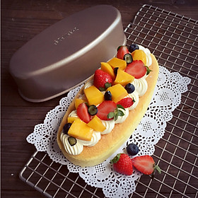 【Jingdong Supermarket】 Cook Kitchen CHEF MADE Baking Mold Non-stick Cheese Cheese Cake Mold Oval 22.2 * 5.6cm Oven Tools Champagne Gold WK9062