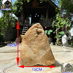 Mua Đá thạch anh trắng thô 4.77kg (18 x 15 (cm)-K172 để tiêu diệt năng lượng tiêu cực