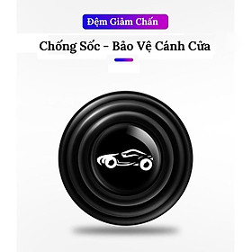 Nút dán giảm lực đóng bảo vệ cửa xe ô tô, miếng dán Silicon bảo vệ cửa ô tô