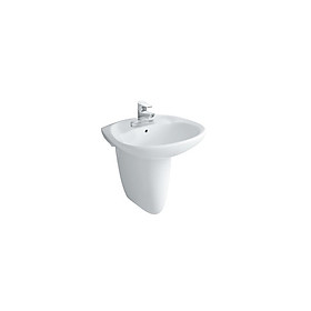 Mua Chậu rửa Lavabo treo tường 3 lỗ Inax L-284VEC ( không bao gồm chân chậu )