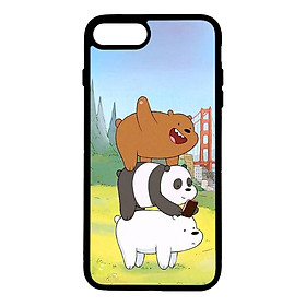 Ốp lưng dành cho Iphone 7 Plus Ba Chú Gấu Trời Xanh - Hàng Chính Hãng